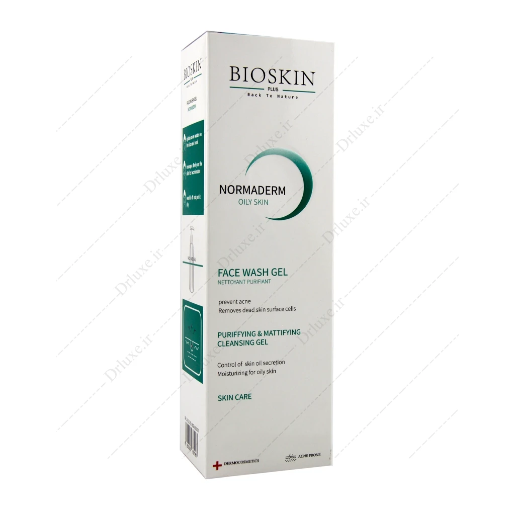 ژل شستشوی صورت نورمادرم بایو اسکین پوست چرب و مختلط 200 میلی‌لیتر